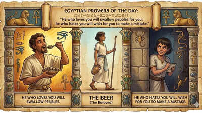 Egyptian proverb of the day: “He who loves you will swallow pebbles for you; he who hates you will…” - what this ancient saying reveals about loyalty and human nature |