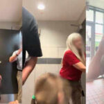 Customer calls police on Oklahoma father who accompanied his two young daughters to women's washroom; confrontation caught on video