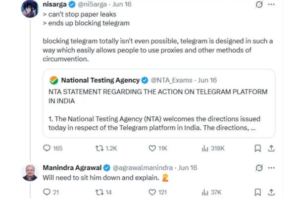'Will need to sit him down': IIT Kanpur professor, Nisarg Adhikary spar online over Telegram ban