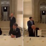 On cam: Donald Trump signs US-Iran peace deal MoU during dinner with Macron at G7 in Versailles, says 'this was not easy'