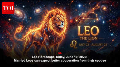 Leo Horoscope Today, June 19, 2026: Married Leos can expect better cooperation from their spouse