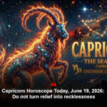 Capricorn Horoscope Today, June 19, 2026: Do not turn relief into recklessness