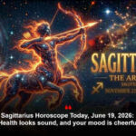 Sagittarius Horoscope Today, June 19, 2026: Health looks sound, and your mood is cheerful