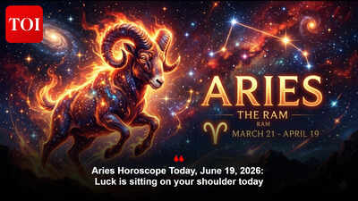 Aries Horoscope Today, June 19, 2026: Luck is sitting on your shoulder today