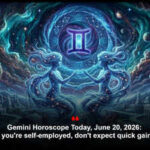 Gemini Horoscope Today, June 20, 2026: If you're self-employed, don't expect quick gains