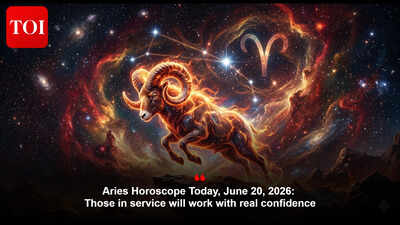 Aries Horoscope Today, June 20, 2026: Those in service will work with real confidence