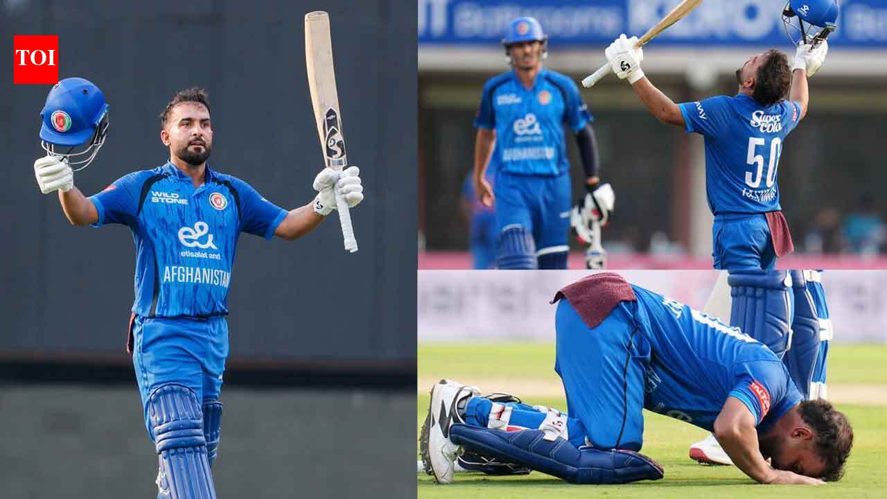 IND vs AFG: After 4644 days, Afghanistan captain Hashmatullah Shahidi finally gets first ODI century | Cricket News