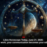 Libra Horoscope Today, June 21, 2026: At work, your communication becomes your edge