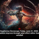 Sagittarius Horoscope Today, June 21, 2026: Money matters improve through wise effort rather than sudden windfall