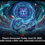 Pisces Horoscope Today, June 22, 2026: Health needs a little care, especially around food