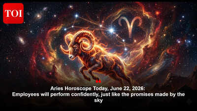 Aries Horoscope Today, June 22, 2026: Employees will perform confidently, just like the promises made by the sky