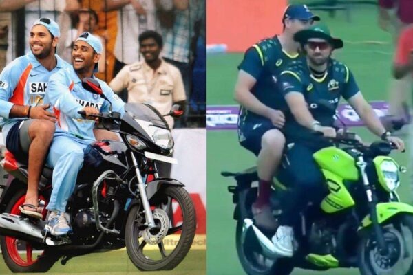 Watch: Australia players recreate Dhoni-Yuvraj's iconic bike celebration after 3-0 Sweep over Bangladesh | Cricket News