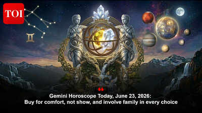 Gemini Horoscope Today, June 23, 2026: Buy for comfort, not show, and involve family in every choice