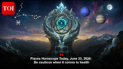 Pisces Horoscope Today, June 23, 2026: Be cautious when it comes to health