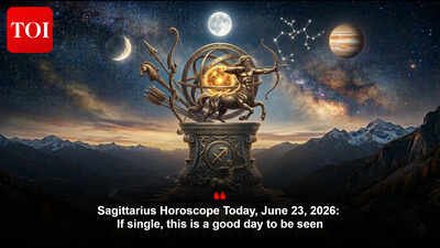 Sagittarius Horoscope Today, June 23, 2026: If single, this is a good day to be seen
