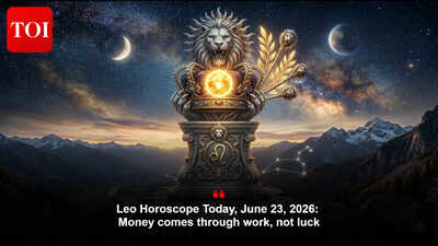 Leo Horoscope Today, June 23, 2026: Money comes through work, not luck