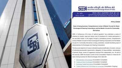 SEBI's new ease-of-business push: What may change for stock exchanges, brokers