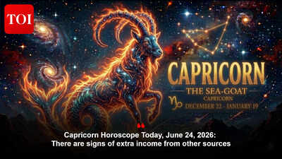 Capricorn Horoscope Today, June 24, 2026: There are signs of extra income from other sources