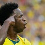 Vinícius Jr breaks 24-year-old record with brace vs Scotland, enters Golden Boot race and joins Brazil elite | Football News