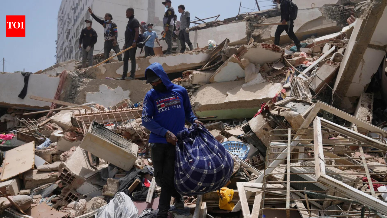 Venezuela Quake: Residents Scramble To Escape As Drone Visuals Capture Chaos