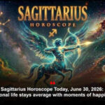 Sagittarius Horoscope Today, June 30, 2026: Personal life stays average with moments of happiness