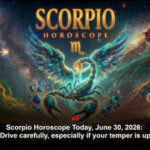 Scorpio Horoscope Today, June 30, 2026: Drive carefully, especially if your temper is up