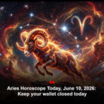 Aries Horoscope Today, June 10, 2026: Keep your wallet closed today