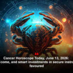 Cancer Horoscope Today, June 13, 2026: Gains can come, and smart investments in secure instruments are favoured