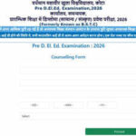 Rajasthan BSTC counselling registration begins for D.El.Ed admissions; first allotment list due June 20