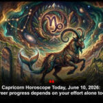 Capricorn Horoscope Today, June 10, 2026: Career progress depends on your effort alone today