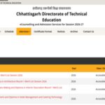 CG PPT 2026 round 1 merit list released at cgdte.admissions.nic.in; 3,913 candidates qualify: Direct link to download here