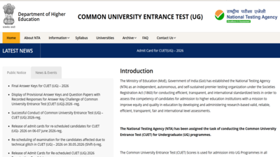 CUET UG final answer key 2026 released at cuet.nta.nic.in: Direct link to download here