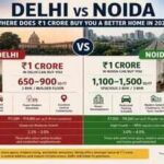 Delhi vs Noida: Which city gives homebuyers more space for ₹1 crore budget? |
