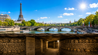 Beneath Paris, explorers uncovered a secret underground city lined with six million graves
