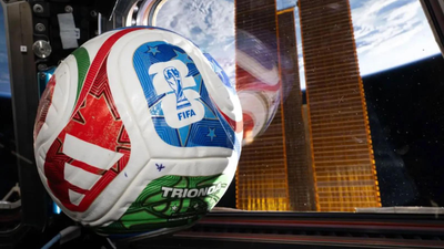Football world cup goes orbital: FIFA's official 2026 match ball  'Trionda' reaches ISS for Nasa experiment