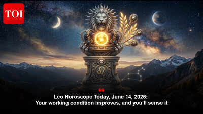 Leo Horoscope Today, June 14, 2026: Your working condition improves, and you’ll sense it