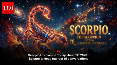 Scorpio Horoscope Today, June 12, 2026: Be sure to keep ego out of conversations