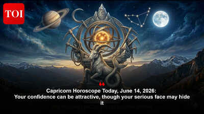 Capricorn Horoscope Today, June 14, 2026: Your confidence can be attractive, though your serious face may hide it
