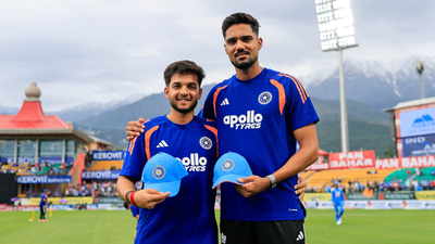 Harsh Dubey, Gurnoor Brar handed maiden ODI caps as India opt to field in 25-over contest