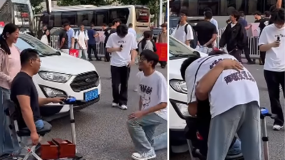 He walked without feet all his life but what his son did to him is something this father would never forget: Watch heartwarming video
