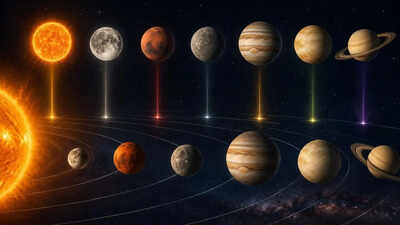 How did the days of the week get their names from the Sun, Moon, and planets of the solar system