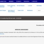 ICAI CA May 2026 Foundation result date and time: Scorecards to be released on July 3 at caresults.icai.org