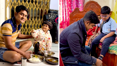 Father'S Day Emotional Story: “You cannot raise two children alone”: How Suvendu Sarkar who never got a parent’s love became both mother and father to his kids
