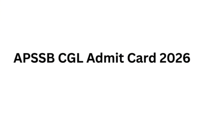 APSSB CGL Admit Card 2026: Check release date and how to download