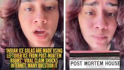 ‘Indian ice golas are made using leftover ice from post-mortem rooms’: Viral claim shocks internet, many question it |