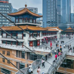 Inside China's '8D Magic City': People think they're on the ground floor until they discover they're 20 storeys up