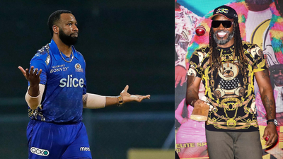 'Sorry, Universe Boss': Kieron Pollard's message after breaking Chris Gayle's T20 record