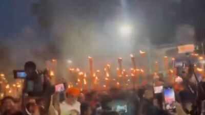 Watch: Hindus protest alleged desecration of Lord Ram photo by Islamist groups in Bangladesh