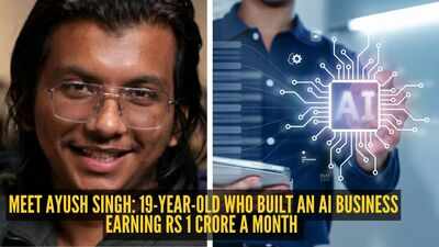 Meet Ayush Singh: 19-year-old who built an AI business earning Rs 1 crore a month