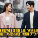 Even a distant pine nut tastes sweet when eaten